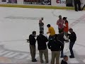 weiner dog races @ Ice Bears Hockey game weiner dog races @ Ice Bears Hockey game