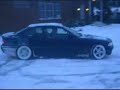 BMW e36 316i on snow
