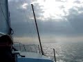 Kamp und Sjors segeln auf dem Wattenmeer