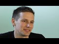 Tom Dunmore demonstrates the new Sony Ericsson Satio