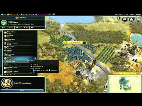 how to get more gold in civilization v