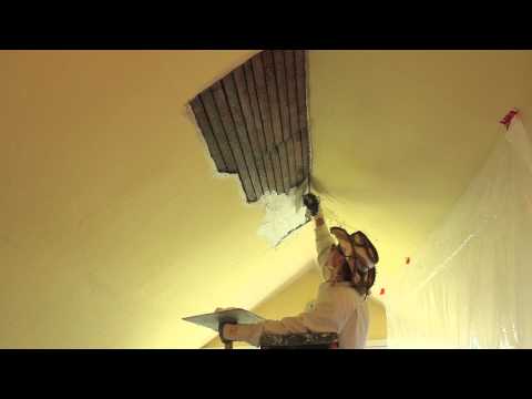 how to patch plaster ceiling