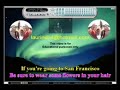 Inglês com música - Scott mackenzie - San francisco