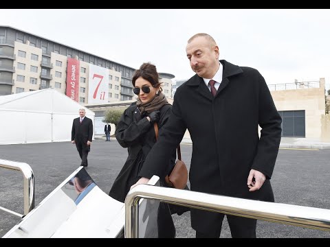 Президент Ильхам Алиев ознакомился с проделанной работой в Baku White City