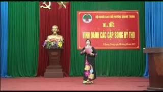Phường Quang Trung tôn vinh các cặp song hỷ thọ tiêu biểu