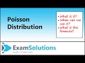 Poisson Distribution - Introduction : ExamSolutions
