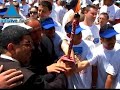 des isra�liens et des palestiniens ont parcouru ensemble la distance qui s�pare la localit� de bethl�hem de la vieille ville de j�rusalem. l'objectif de ce marathon est prouver que la coexistence entre les peuples en g�n�ral et entre isra�liens et palestiniens rel�ve du possible. il suffit de courir ensemble !