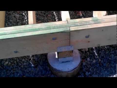 how to fasten porch columns