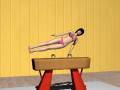 3D CG Animation Gymnastics Woman's Pommel Horse
