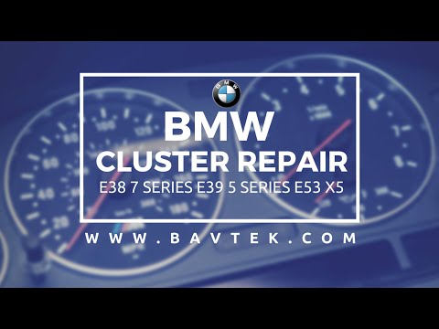 BMW Speedometer Repair Service Pixel Fix OBC Cluster E38 E39 E53 X5 DIY