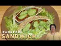 Falafel (Sandwich) Recipe by Manjula