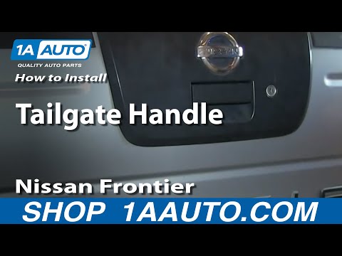 How To Install Replace Tailgate Handle 2002-04 Nissan Frontier
