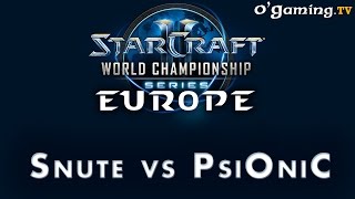 WCS EU Challenger - Day 3 - 2ème BO - Snute vs PsiOniC