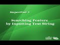 SuperPad 3: Search data by input arbitrary text string