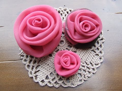 Розы из ткани мастер-класс Розы из ткани мастер-класс