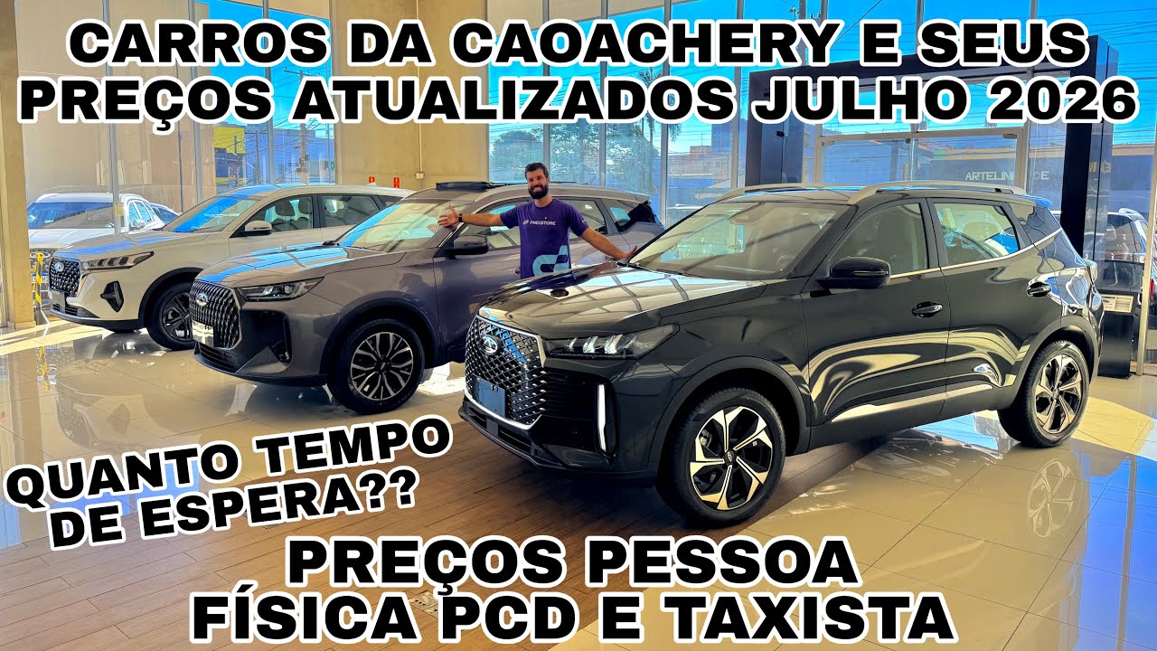 TODOS OS CARROS CAOACHERY E SEUS PREÇOS ATUALIZADOS EM JULHO DE 2026 | NÃO EXISTE NADA PARECIDO!!