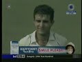 Sourav Ganguly's  first hundred on his home ground, Ede