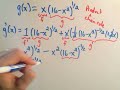 Finding Critical Numbers - Example 2 Finding Critical Numbers - Example 2