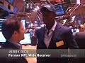 NFL Legend Jerry Rice Rings the Closing Bell at the NYSE