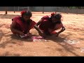 Making kollam powder designs at Udavi Making kollam powder designs at Udavi