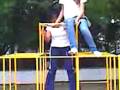 As doidas na praça ...