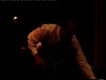 tom adams, in an excerpt from his solo show, 'dropped as a child', performed at the alpine club, london.