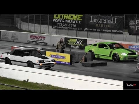 Boss 302 vs Mustang GT 5.0 - Drag Race Video - Road Test TV