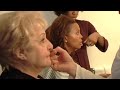 aisha tyler and photographer timothy greenfield-sanders shooting for the red cross psa campaign