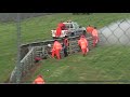 Hunter Abbott escaping from a burning Ginetta G50 Hunter Abbott escaping from a burning Ginetta G50