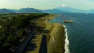 空撮 / 三保の松原と富士山