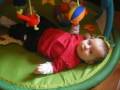 Samantha sur son tapis