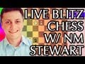 4 INSANE Live Bullet Chess Games with a Master on ICC! Rapidchess Blitz