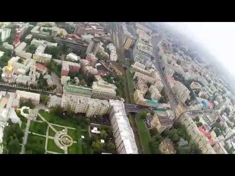 Hubsan h501s flight up to the clouds (Moscow) (from Banggood.com)