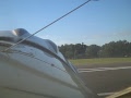 View of Tampa from Waco Bi-plane cockpit