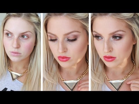 GRWM ♡ 100% Drugstore Affordable Daytime Red Lips, Bronze Eyes!