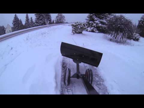 Hand Schneeschieber mit Rädern HS1