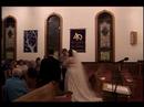 Danielle Losier Aaron Rother wedding - greeting guests