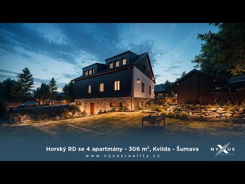 Video Prodej horského rodinného domu se 4 apartmány - 306 m², pozemek 598 m², Kvilda - Šumava