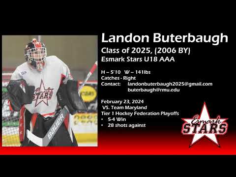 vs Team Maryland 2/23/24