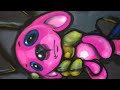 Graffiti characters and more.