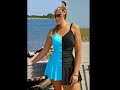YouTube - Plus Size Swimwear - Always For Me Chic Solids - The Illusion Suit - 67165w