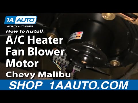 How To Install Replace A/C Heater Fan Blower Motor Chevy Malibu 97-03 1AAuto.com