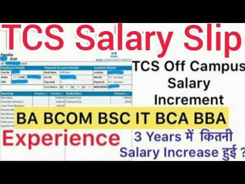 TCS Salary Slip / TCS Salary Structure / TCS Jobs | TCS Salary For Freshers / TCS off Campus Drive