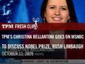 TPM's Christina Bellantoni Goes on MSNBC To Discuss Nobel Prize, Rush Limbaugh