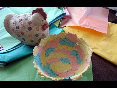 how to easy paper mache