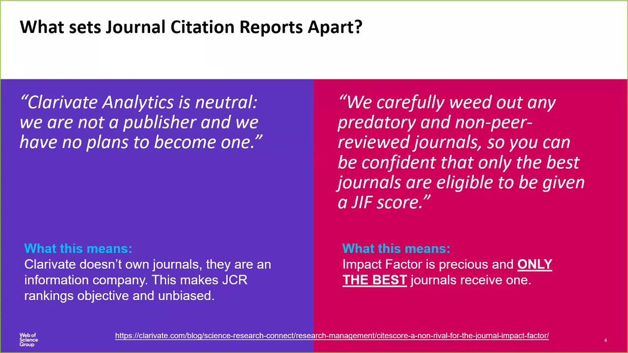 Finding Journals to publish in from the Web of Science