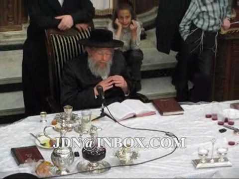Pinsk Karlin Rebbe commemorating Yahrtzeid of R’ Shlomo Karliner 22 Tamuz 5770