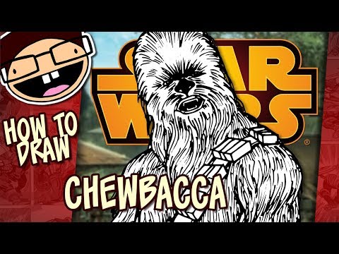 video-linktoworks-How to Draw CHEWBACCA (Star Wars) | Narrated Easy...
