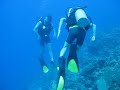 Duncan en Rolf tijdens PADI instructie