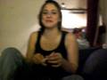 Autumn and her ciggerette trick